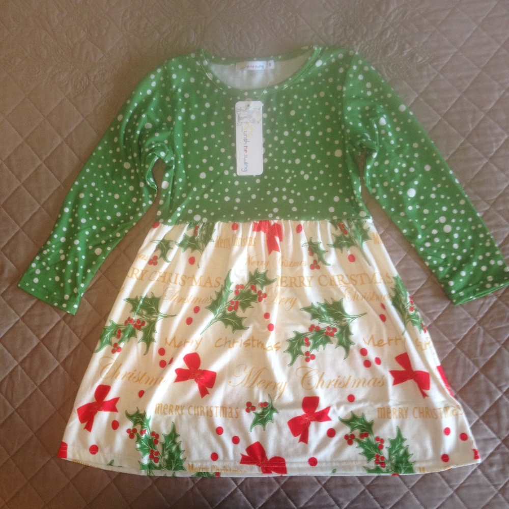 Sunshine Swing Christmas dress girls 6